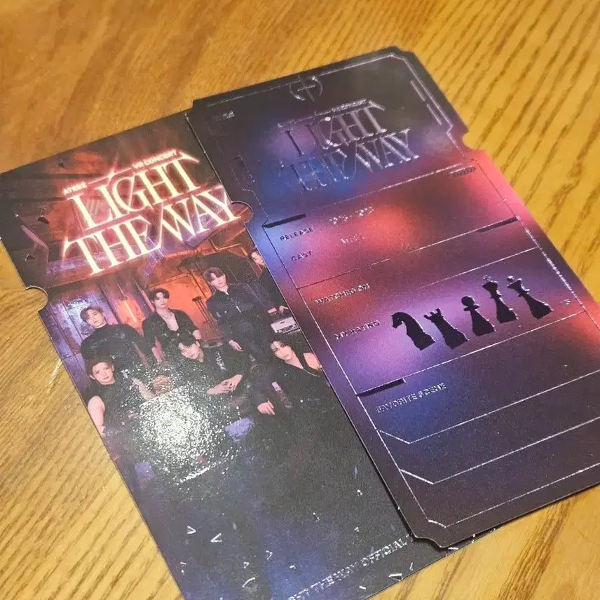 에이티즈 Light The Way VR 콘서트 2주차 특전 티켓