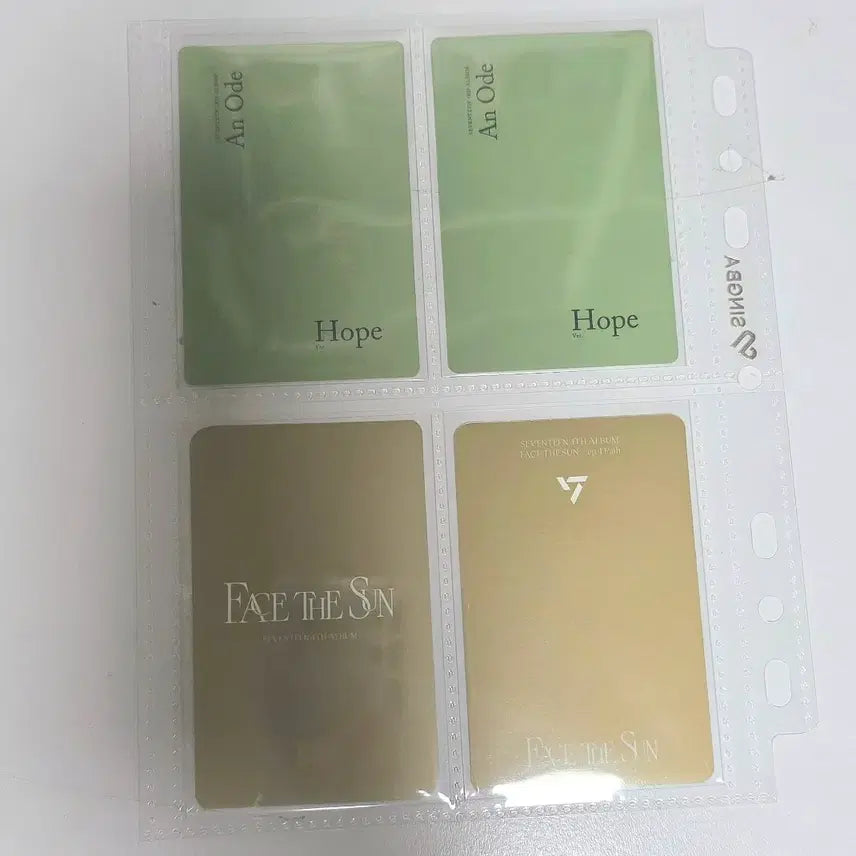 세븐틴 디노 베레모 포카 4장 일괄 양도