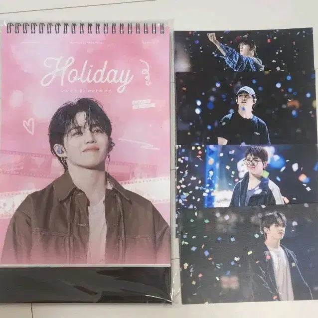 세븐틴 에스쿱스 스터닝 홈마 시즌그리팅 시그 엽서 탁상달력 캘린더