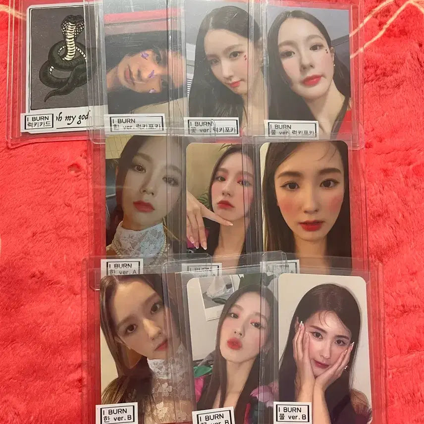 여자아이들 미연 앨범포카 일괄