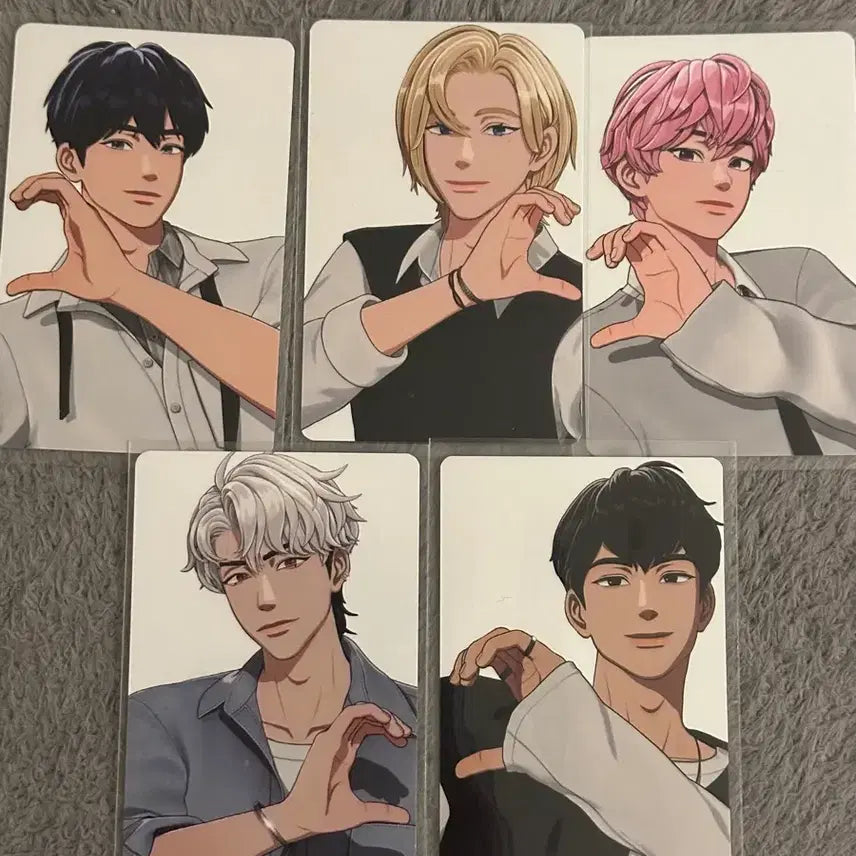 플레이브 틱톡 포카 5인 일괄