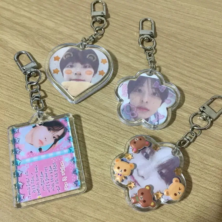 [일괄] 엔시티 위시 리쿠 수제 키링