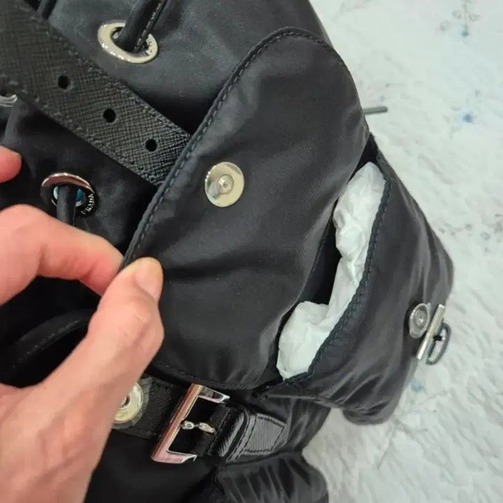 [BUNJANG] Prada Pocono Backpack / 프라다 블랙 포코노 백팩 새상품판매합니다