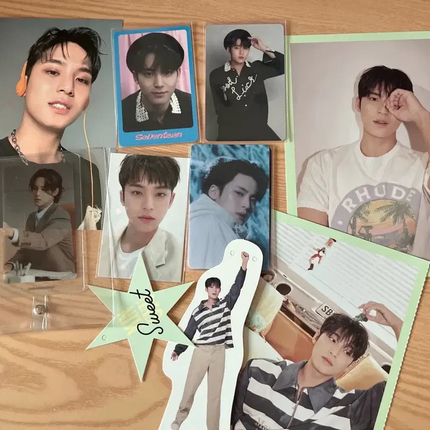 세븐틴민규포카일괄판매 재팬홈럭드분철교환미니틴