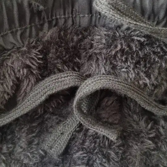 [BUNJANG] Unisex Fleece-Lined Duck Down Padded Pants Black / 남녀공용 장기모 오리털 패딩 팬츠 블랙(새상품)