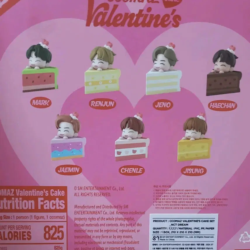 NCT DREAM 케이크 피규어 + 포토카드 일괄 판매