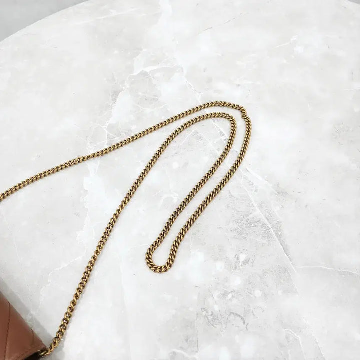 [BUNJANG] Gucci GG Marmont Super Mini Chain Crossbody Bag / 구찌 GG 마몽 수퍼미니 체인 크로스백 476433