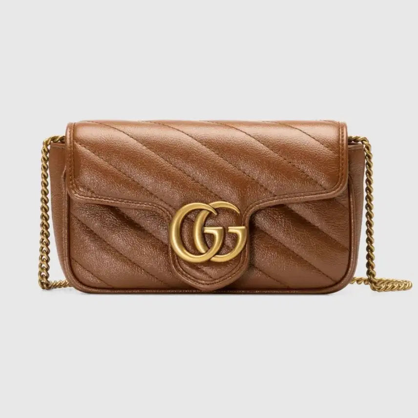 [BUNJANG] Gucci GG Marmont Super Mini Chain Crossbody Bag / 구찌 GG 마몽 수퍼미니 체인 크로스백 476433