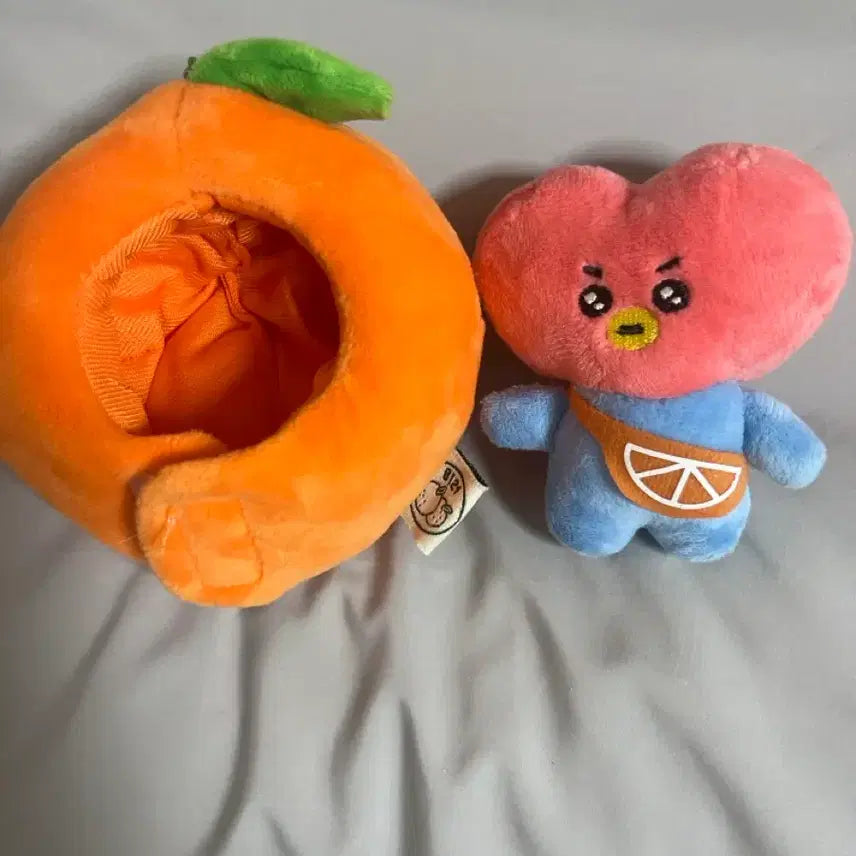 BT21 타타 오렌지 인형 키링
