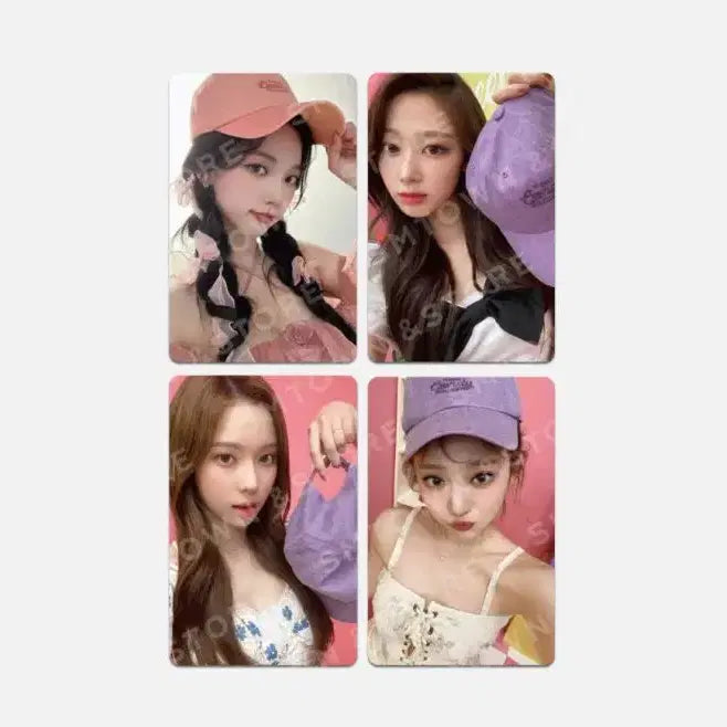 에스파 카리나 오캔디 볼캡 모자 포카 포토카드 미개봉 새상품