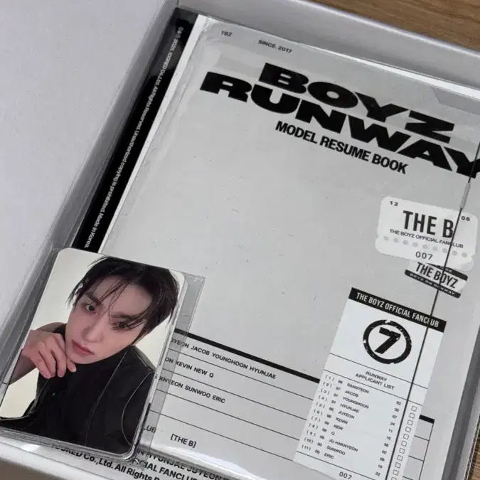 더보이즈 런웨이 7기 팬클럽 The B 키트