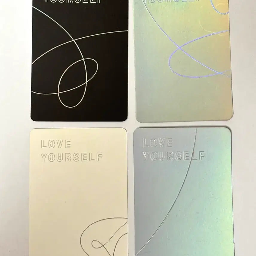 일괄) 방탄 love yourself 앨범 포카