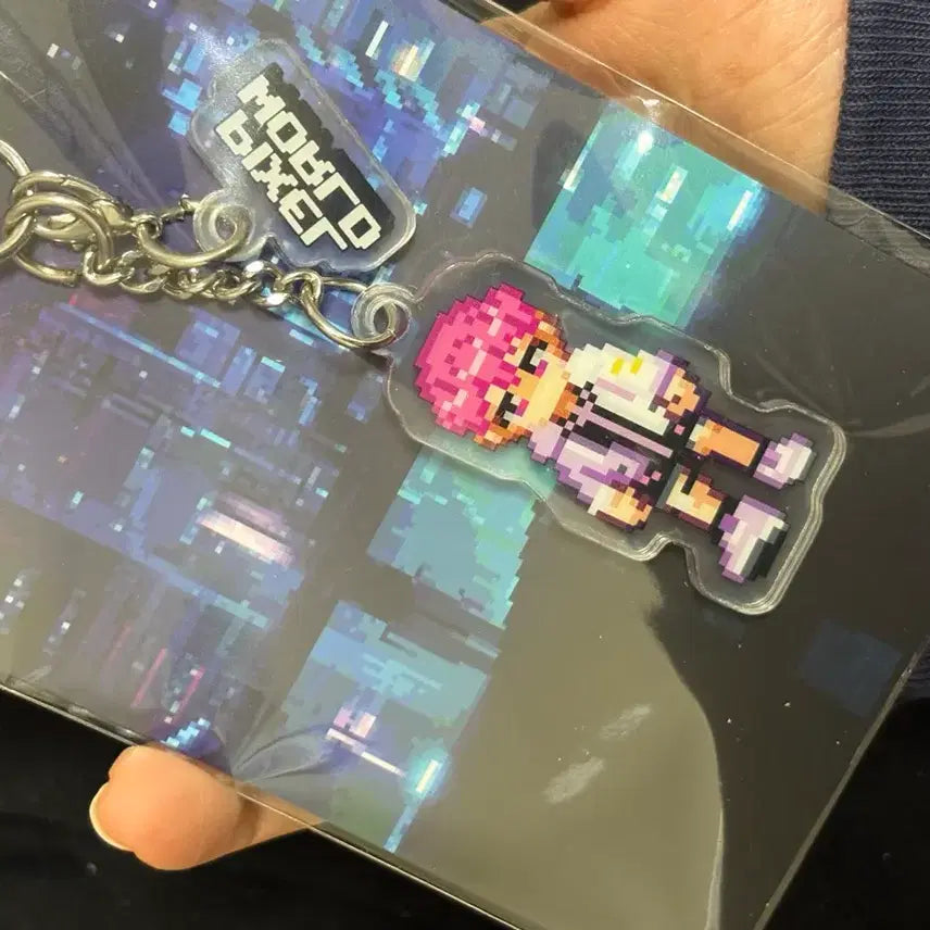 밤비 픽셀월드 키링