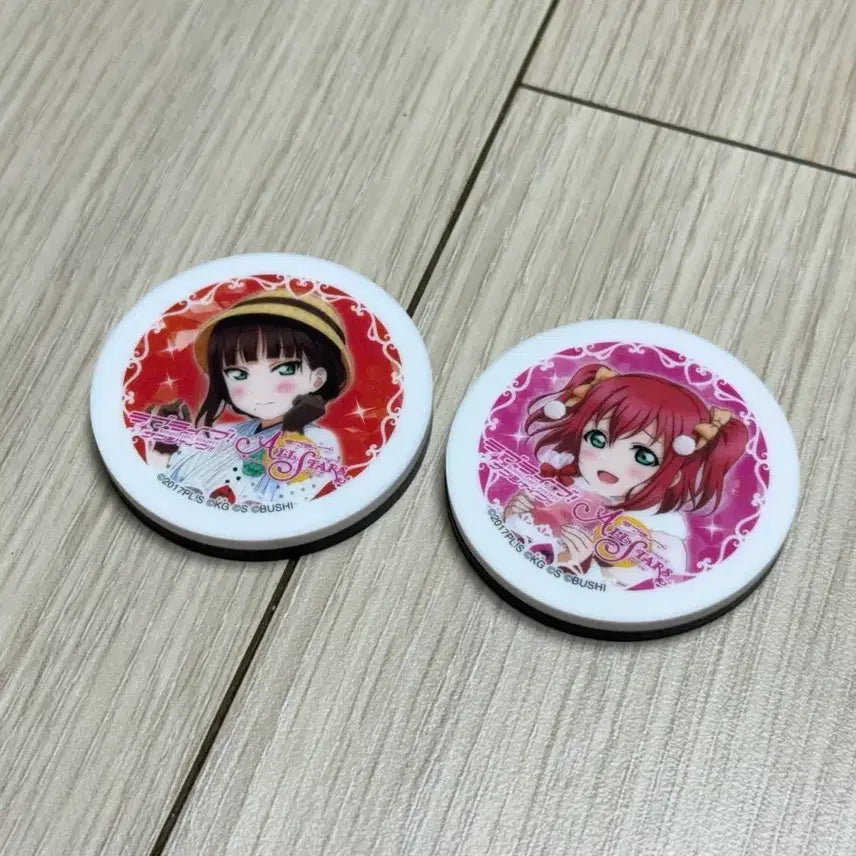 러브라이브 아쿠아 쿠로사와 루비 다이아 마그넷 세트