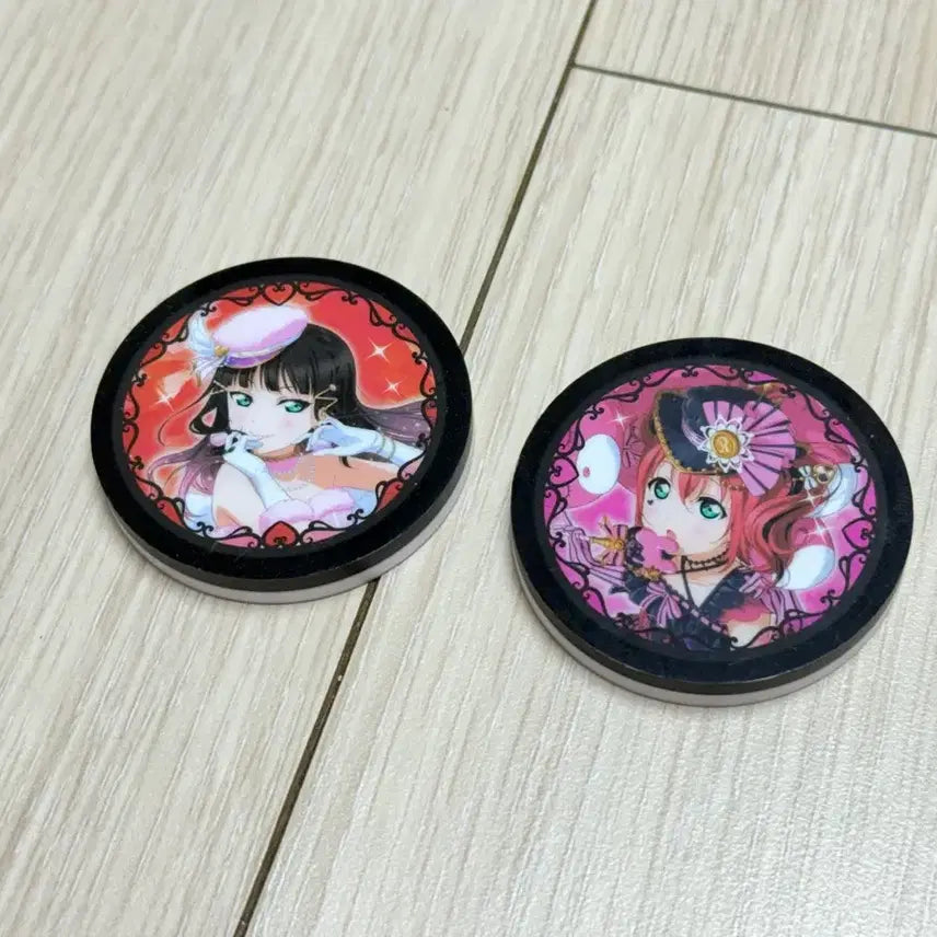 러브라이브 아쿠아 쿠로사와 루비 다이아 마그넷 세트