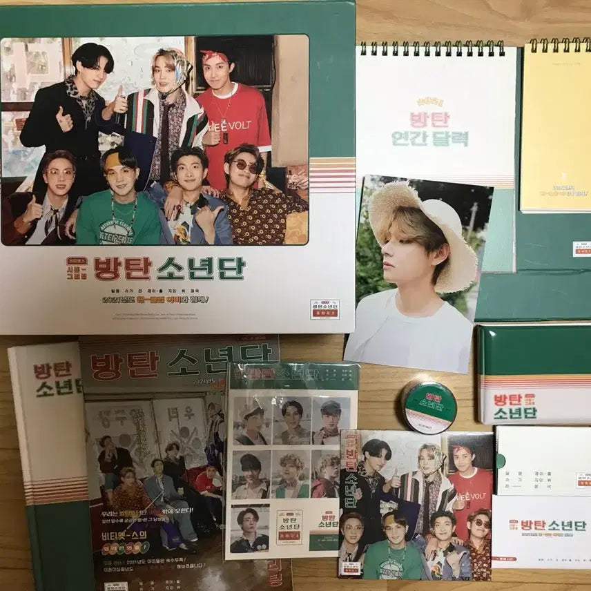 방탄소년단 2021 시즌 그리팅 풀셋(미사용 새제품)