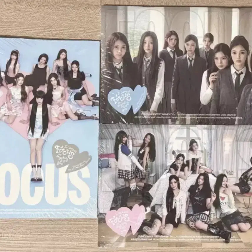 하츠투하츠 포커스 focus 포토북 미개봉 앨범 세트 하투하