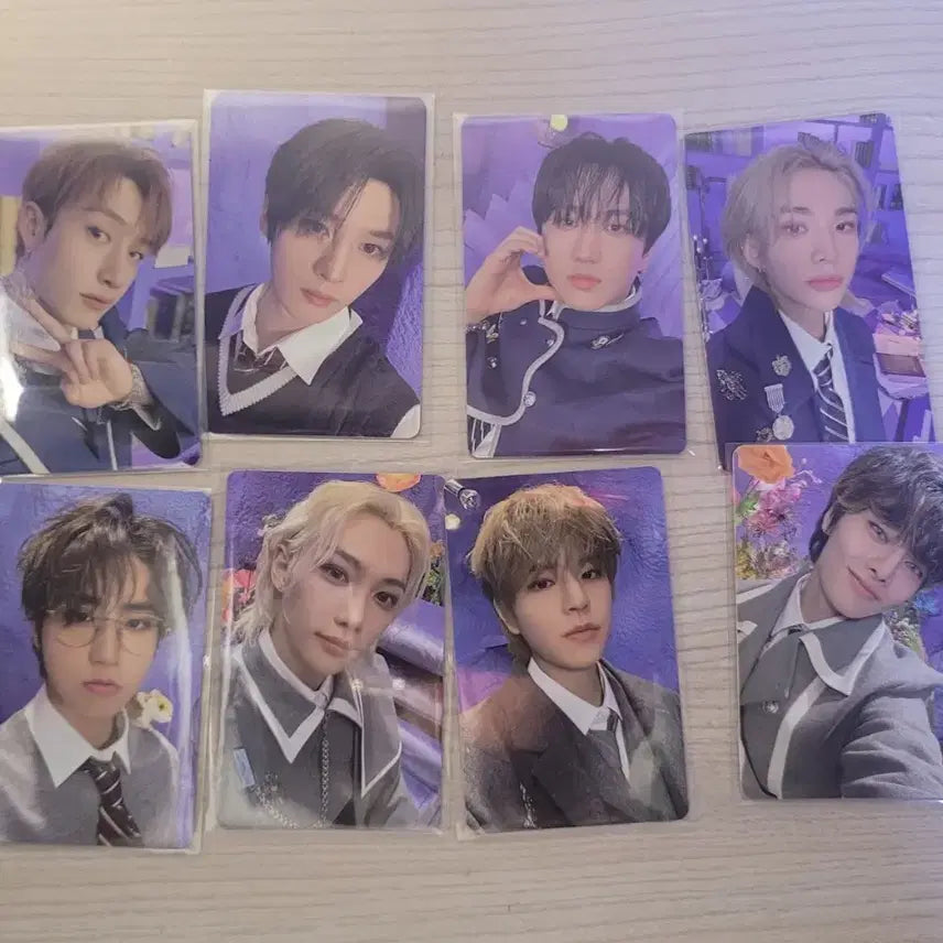 스트레이키즈 매직스쿨 온라인 특전 포카 일괄