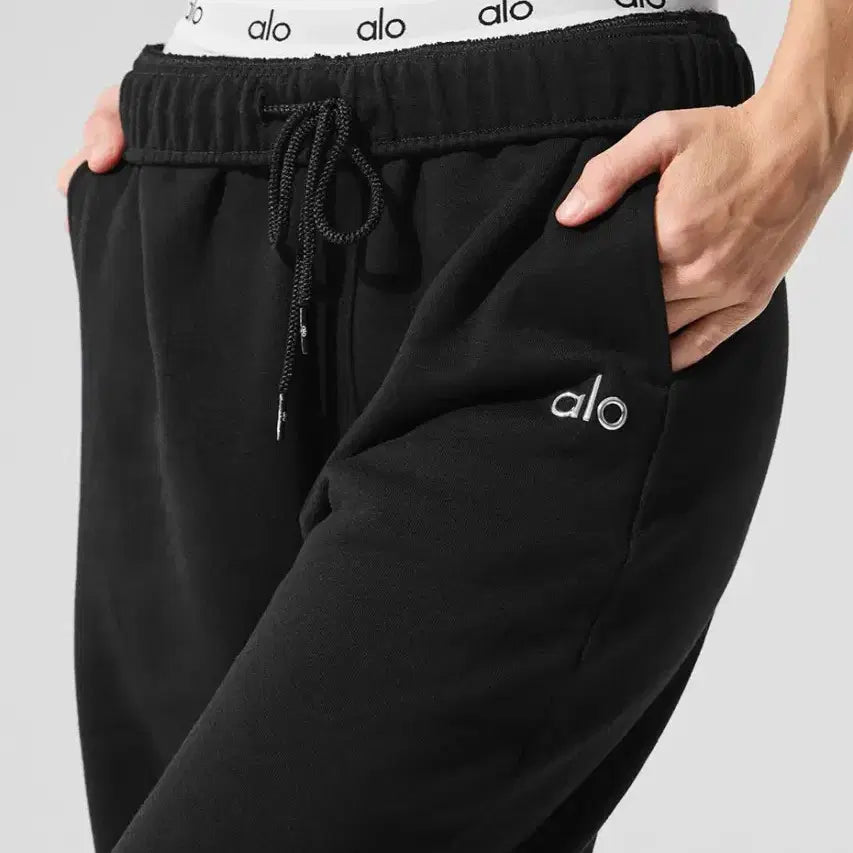 [BUNJANG] Alo Unisex Fleece-Lined Pants / [새상품/특가/무료배송] 알로 정품 남여공용 기모 팬츠