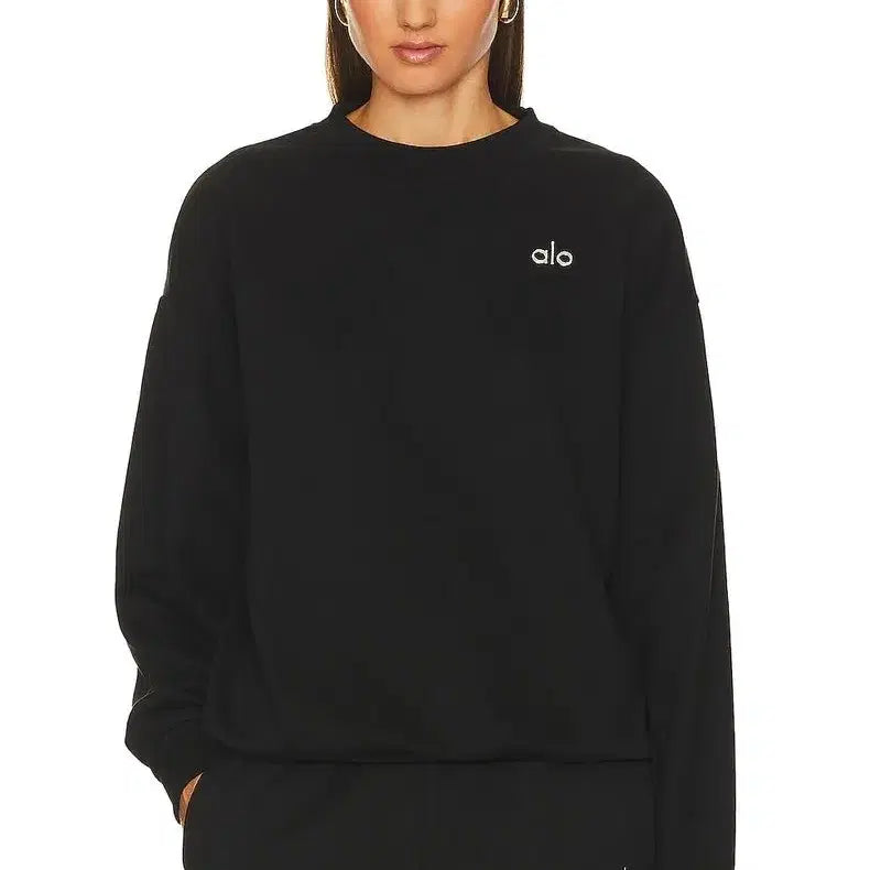 [BUNJANG] Alo Authentic Unisex Fleece Lined Sweatshirt / [새상품/특가/무료배송] 알로 정품 남여공용 기모 맨투맨