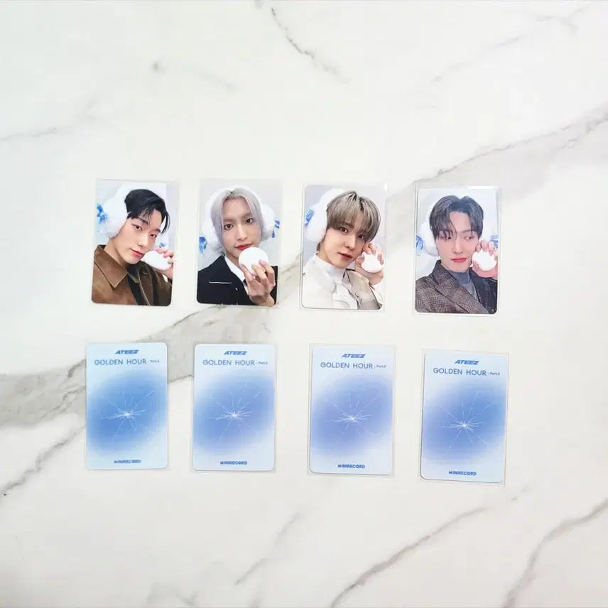 [일괄로만] 에이티즈 미니레코드 럭드 특전 포카 세트