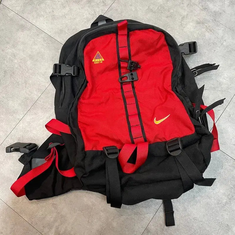 [BUNJANG] Nike ACG Karst 40 Backpack Red / OS 나이키 ACG 00s Karst 40 카스트 백팩 레드