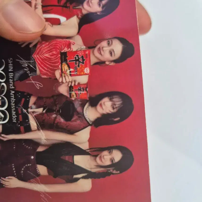 에스파 신라면 엠버서더 포토 카드