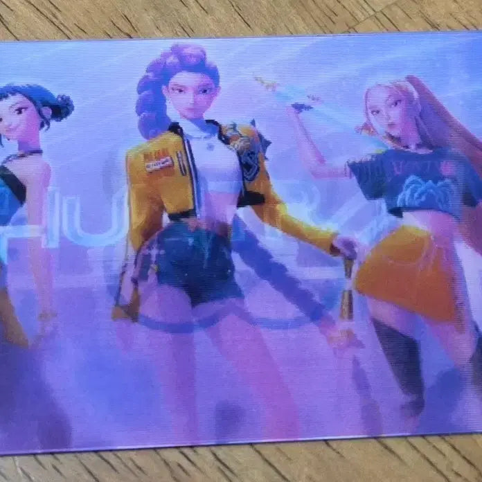 애버랜드)한정)HUSTLE 멤버 포토카드 홀로그램