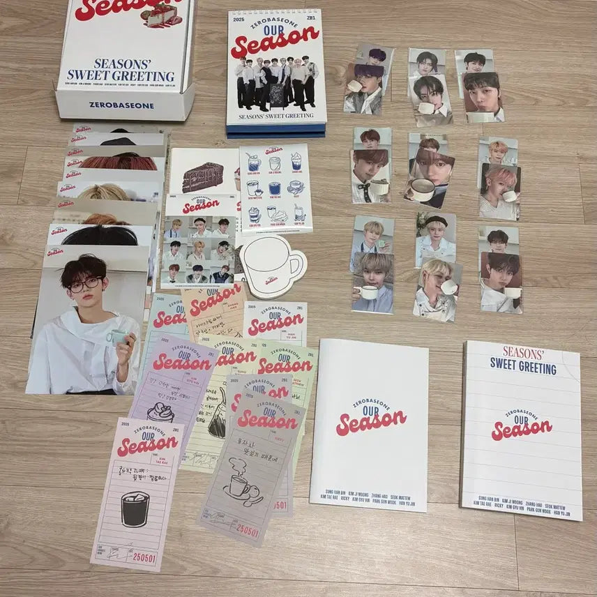 제베원 제로베이스원 아워시즌 시그 시즌그리팅 전상품 미공포+일포 포함