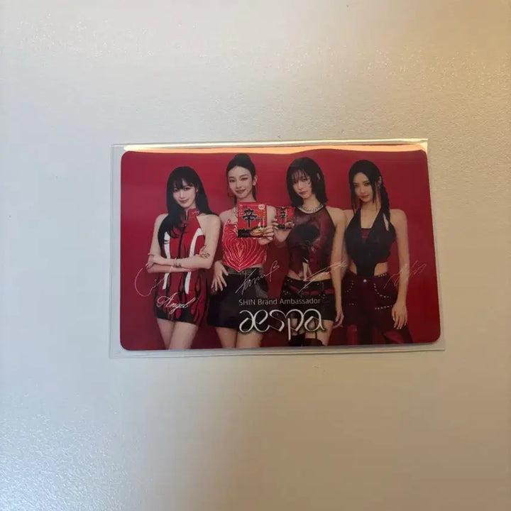 에스파 신라면 포카 팔아요 급처