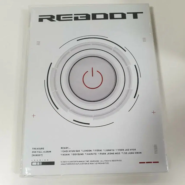 트레저 REBOOT 2집 풀앨범 미개봉