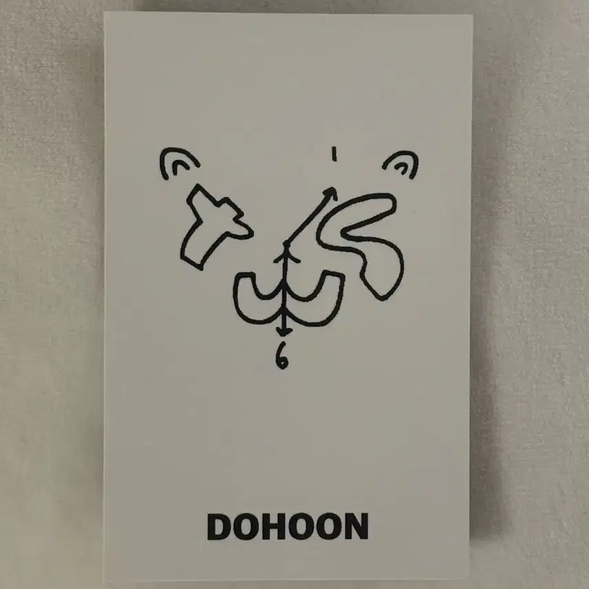 투어스 도훈 Sparkling Blue 공방 포카