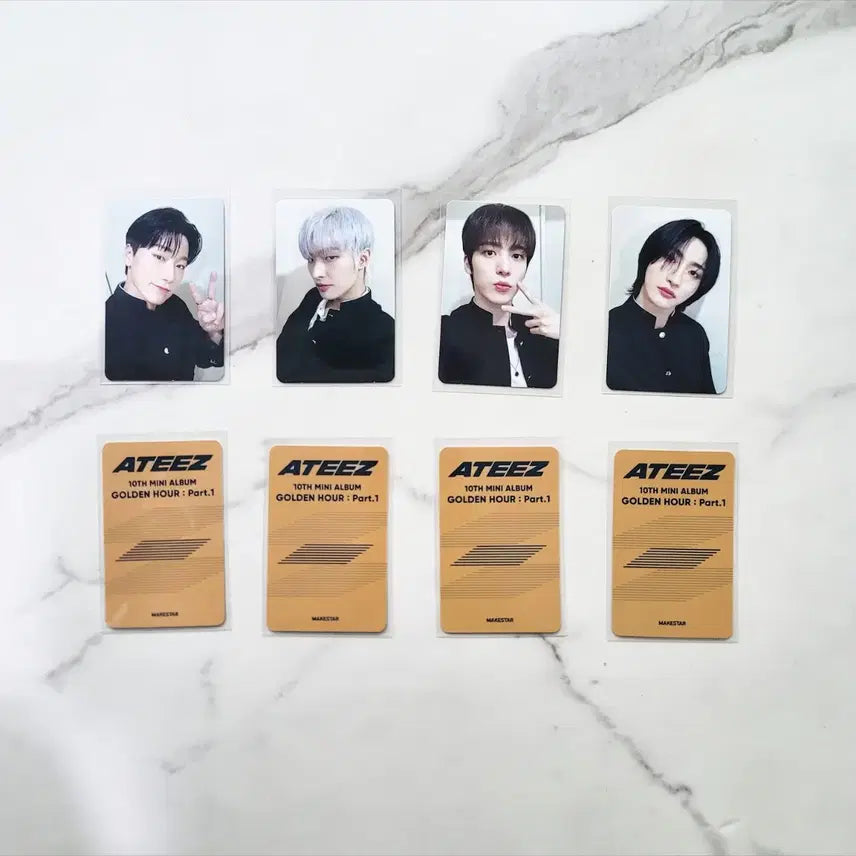 [일괄로만] 에이티즈 Part.1 메이크스타 럭드 특전 포카세트