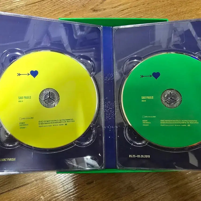 방탄 럽셀 콘서트 상파울루 디비디