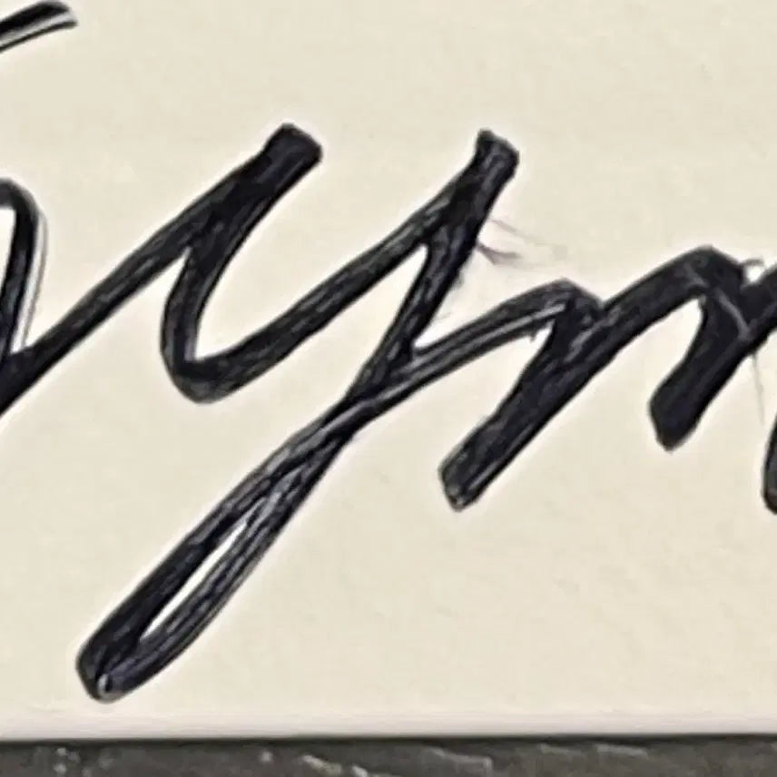 엔믹스 설윤 싸인 폴라로이드