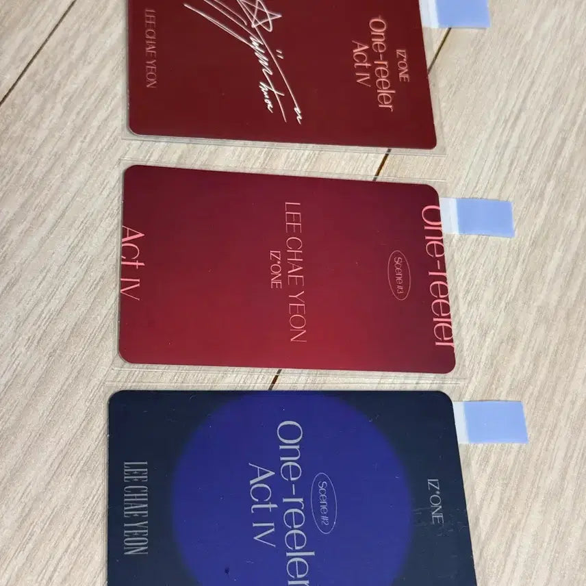 아이즈원 사쿠라 포토카드 3장 세트