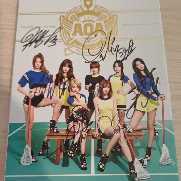 AOA 심쿵해 비매 싸인 앨범