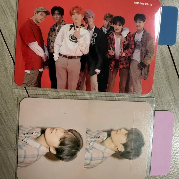몬스타엑스 단체 / 방탄 슈가 포토카드