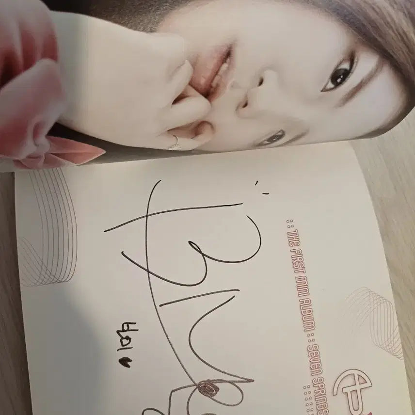 에이핑크 Apink 데뷔앨범 비매 싸인