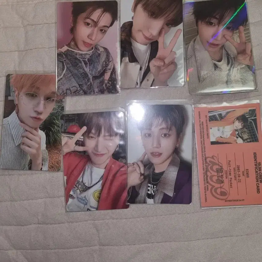 보넥도 리우 포토카드 일괄&할리우드프레임리우버전