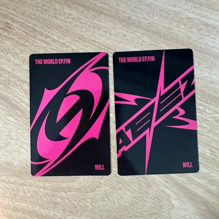 에이티즈 홍중 포토카드 THE WORLD EP.FIN : WILL D