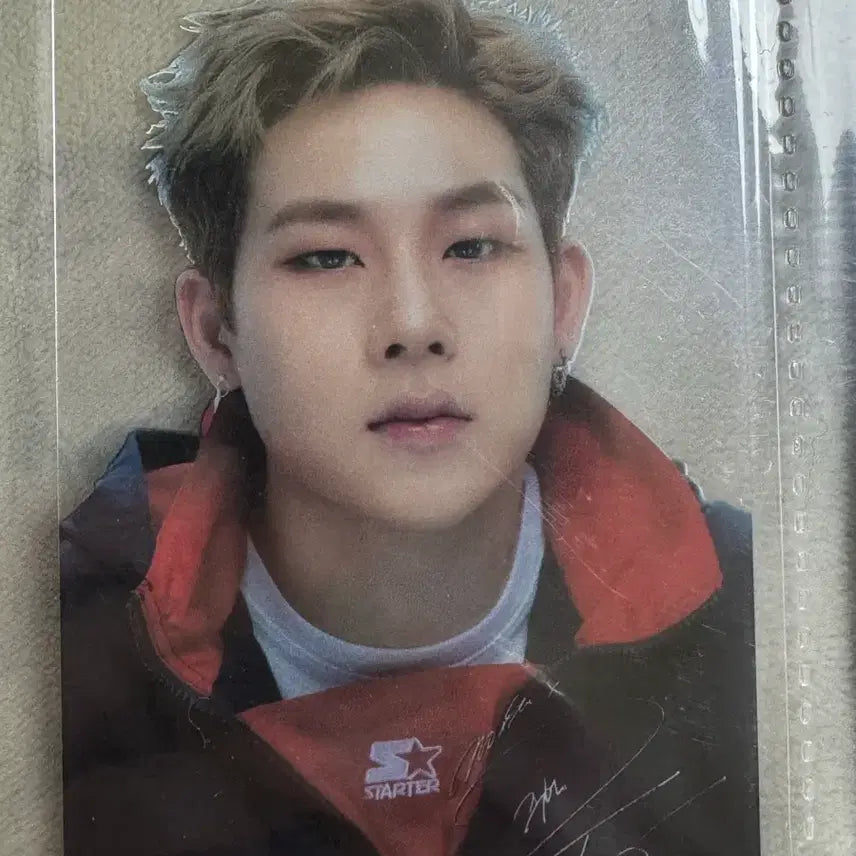 몬스타엑스 주헌 포카 lens town 투명포카