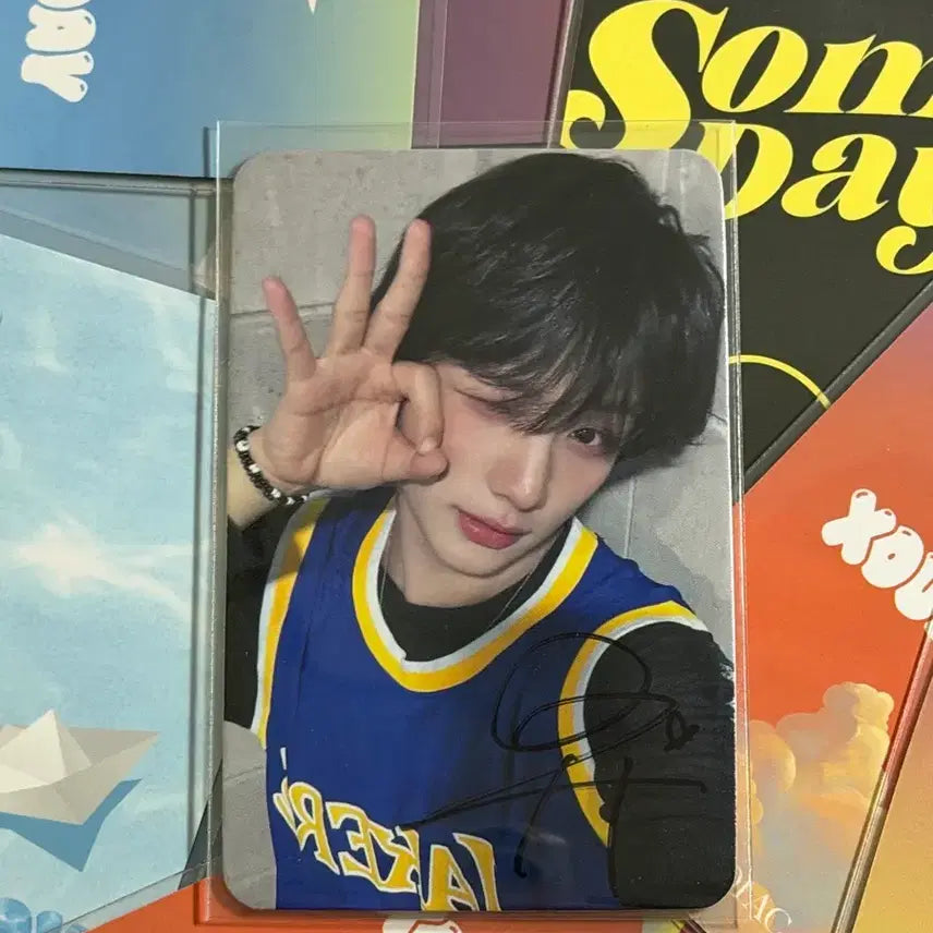 소디엑 씽 싸인포카 친필