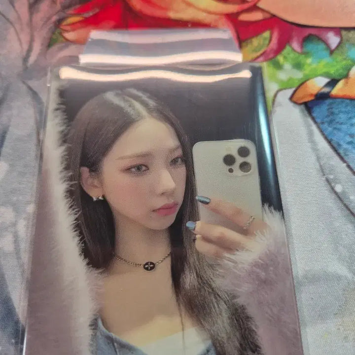 2023 에스파 일본 발렌타인 카페 입장 특전 카리나 포토카드