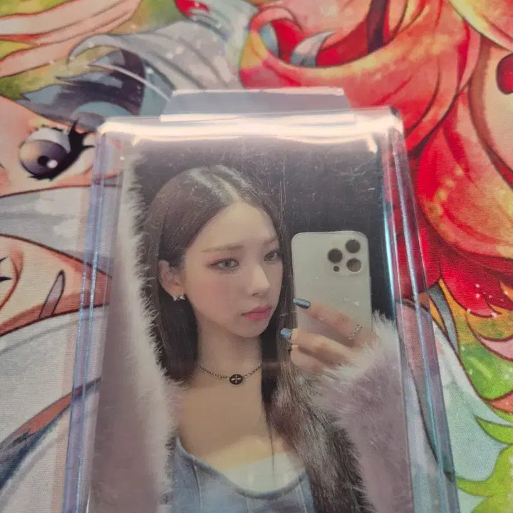 2023 에스파 일본 발렌타인 카페 입장 특전 카리나 포토카드