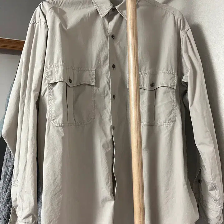 [SOLD OUT] 포터클래식 롤업셔츠 L 라이트그레이