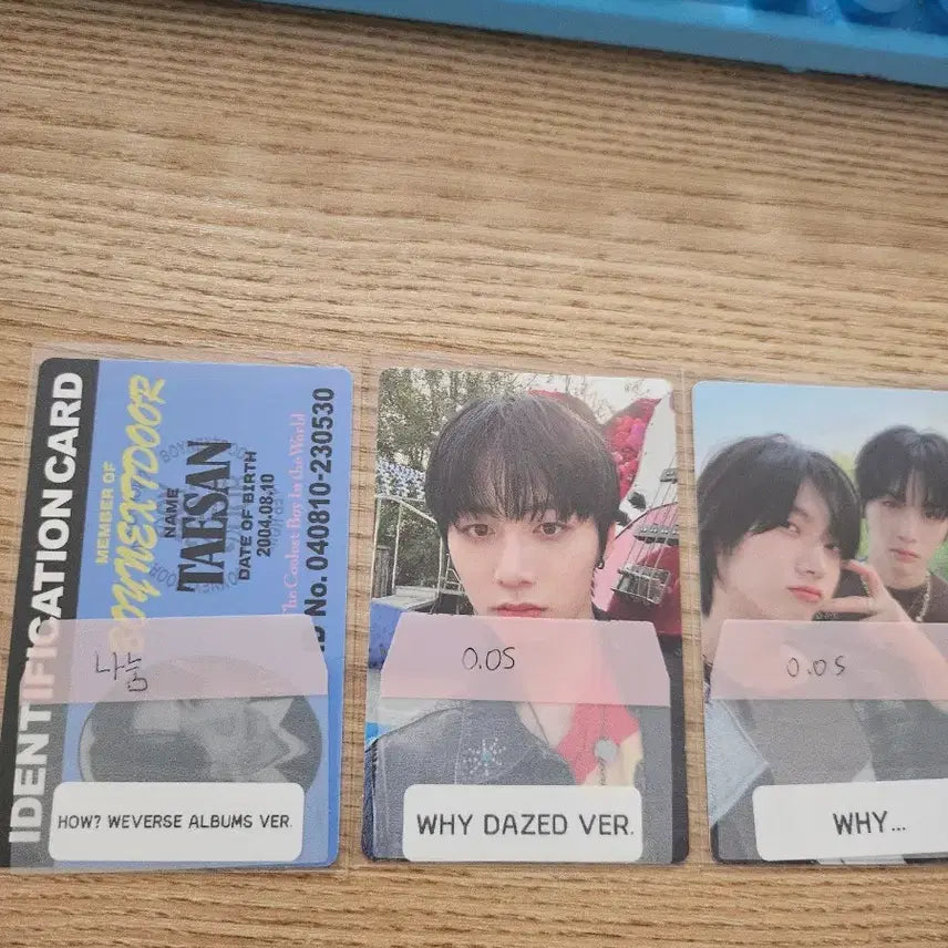 보넥도 태산 포카 팝니다!