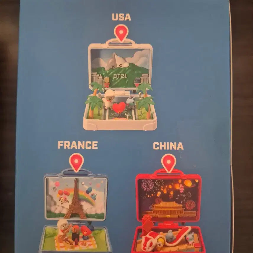 미개봉) BT21 월드투어 토이 재팬 피규어