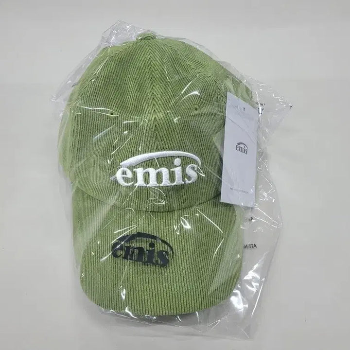 [SOLD OUT] 이미스 코듀로이 그린 볼캡 모자 새제품
