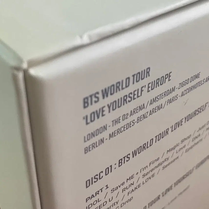 방탄소년단 럽셀콘 유럽 블루레이 포카 석진(진)